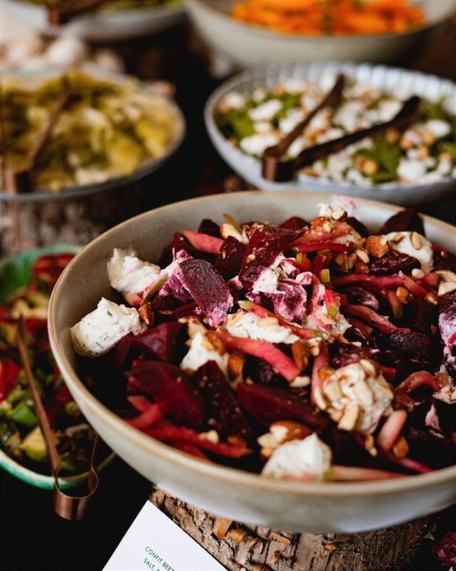 Add a splash of color to your cold buffet with our confit beetroot with coarse salt and sour cream!  This vibrant dish delights both the eyes and the taste buds with its perfect blend of tangy and savory flavors 😋

#ktchn #ktchncaterer #eventbuffet